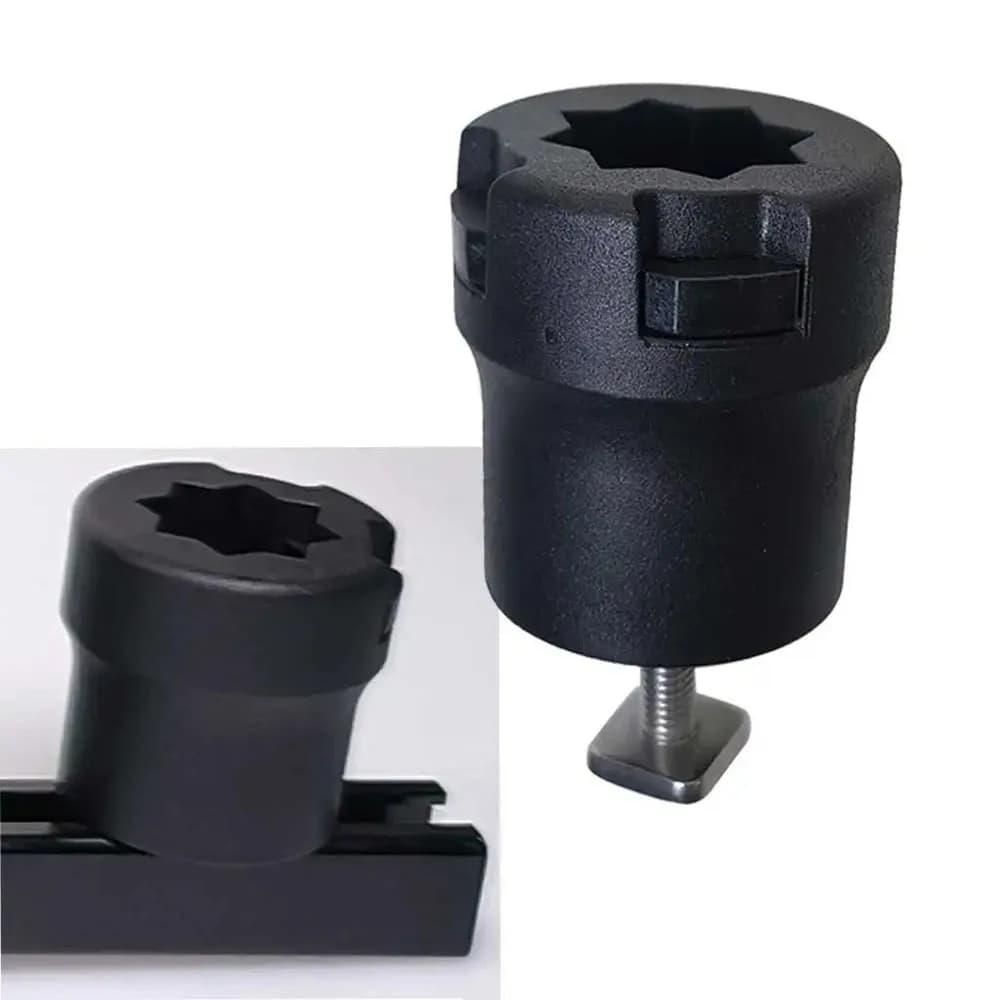 Adaptateur rail coulissant kayak canoë pour GPS sondeur poissons montage base étoile pêche