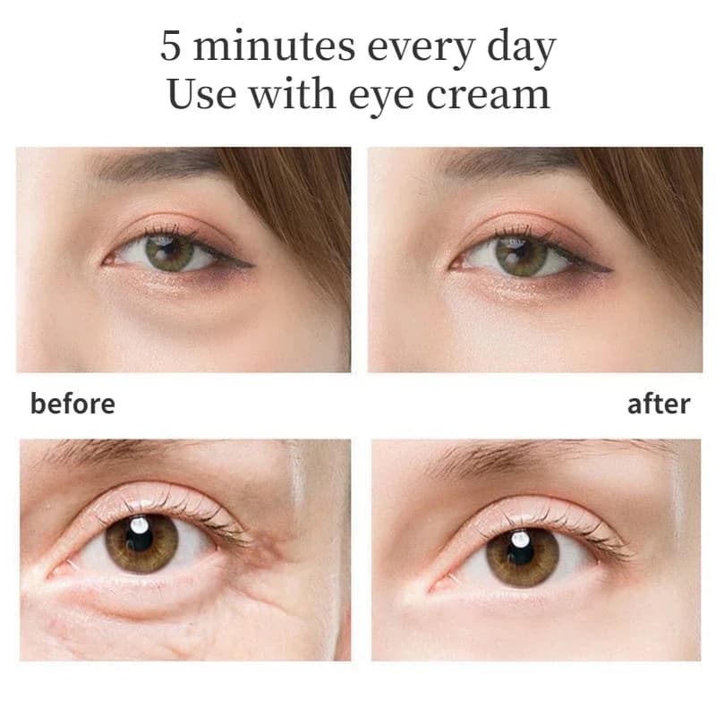 Stylet beauté thermal DEDOMON 42° massage yeux anti cernes rides soin pêcheur