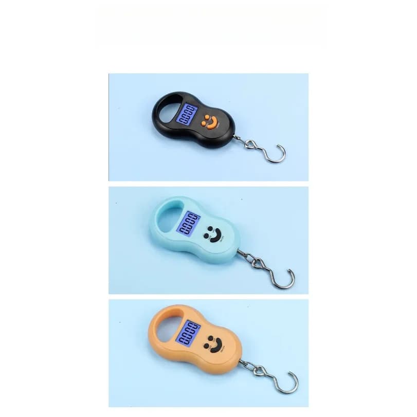 Balance suspendue digitale 50KG précision 10g - Pèse-bagages pêche avec rétroéclairage LCD portable