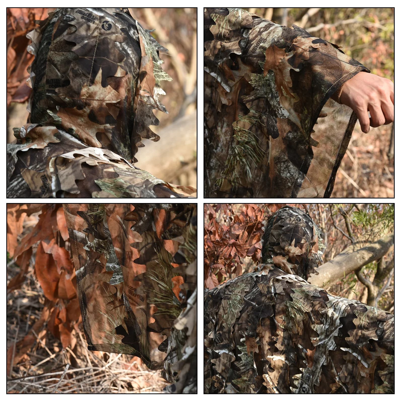 Vêtements chasse camouflage bionique 2.0 Ghillie - cape tactique photo oiseaux airsoft pêche