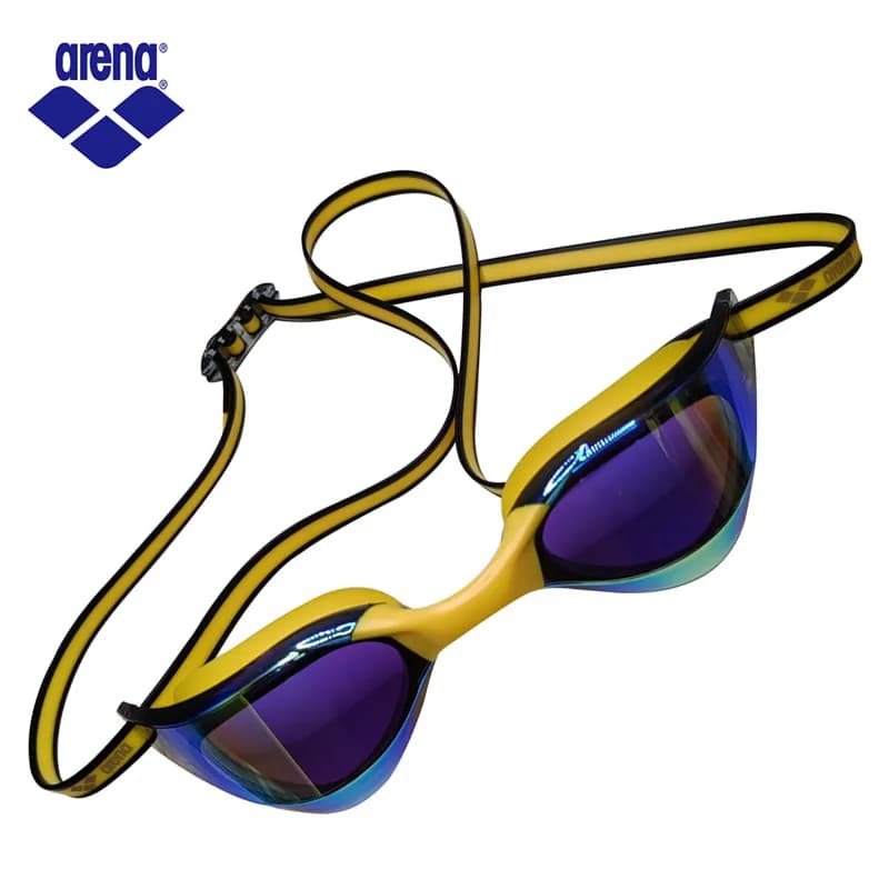 Lunettes de natation ARENA anti-buée HD - Protection étanche réglable silicone hommes femmes professionnelles
