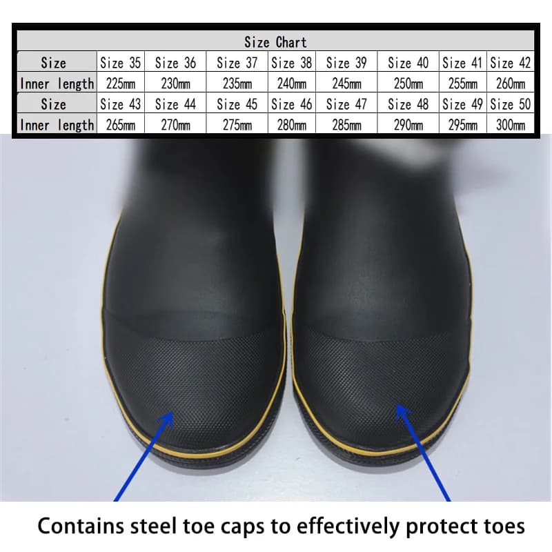Bottes de pêche unisexes polyvalentes - Chaussures wading semelle caoutchouc pour pêche récifale et à la mouche