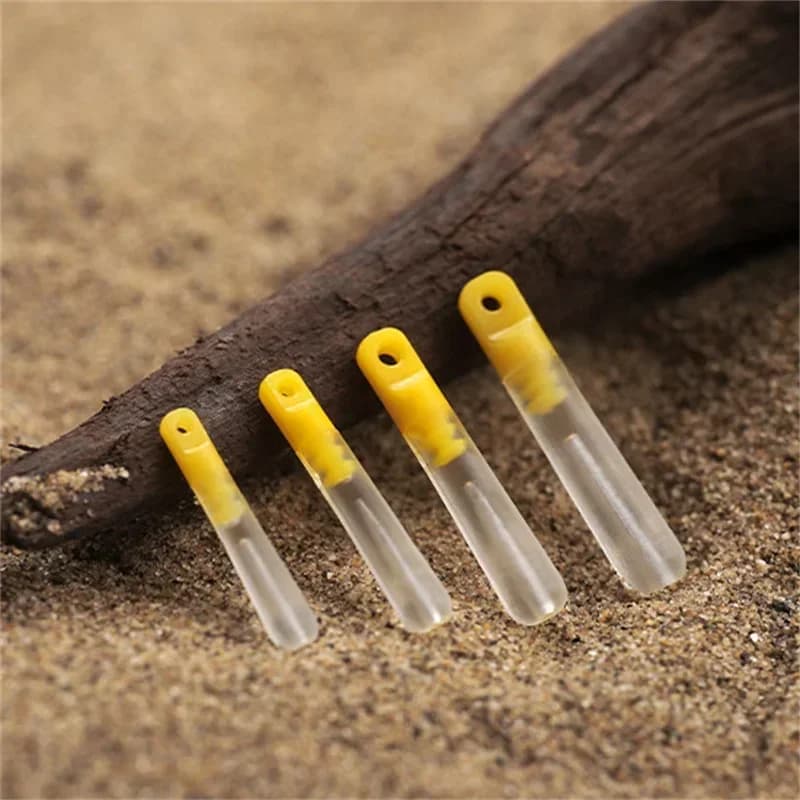 Lot de 20 sièges de flotteur coulissants en silicone transparent pour pêche résistants et élastiques