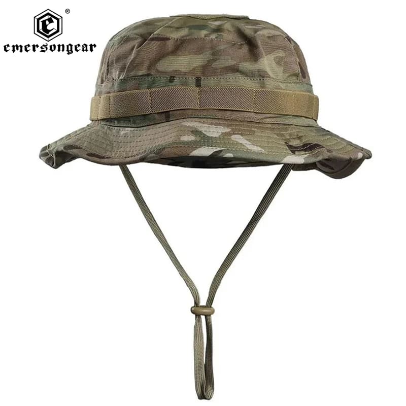 Chapeau boonie multicam pêche chasse respirable bucket hat tactique protection solaire été