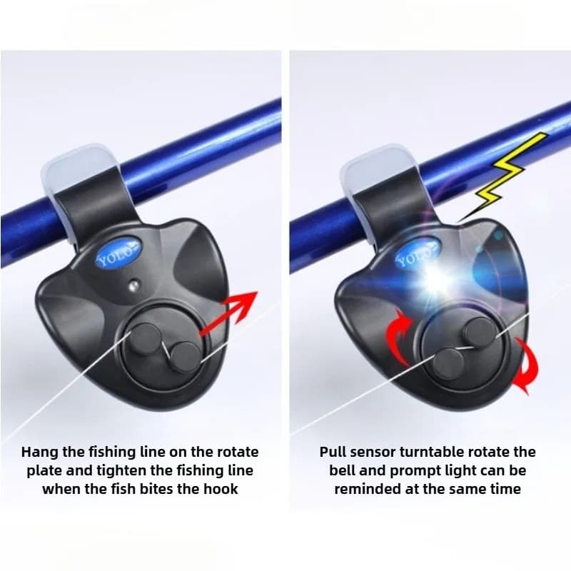 Fishing Bite Alarm Camping equipment Electronic Buzzer on fishing rod with Loud 