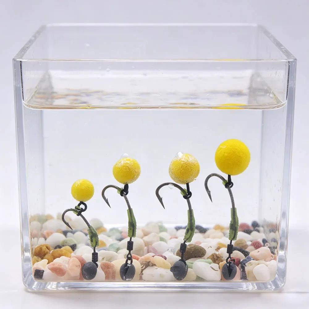 Leurre flottant EVA pour carpe méthode feeder avec appât boilie pop-up et hair rig