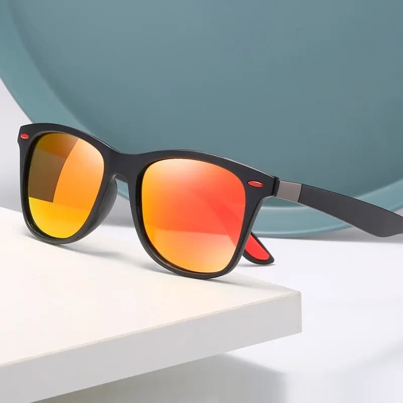 Lunettes de soleil rétro vintage UV400 unisexe - Modèle sport conduite pour pêche en mer
