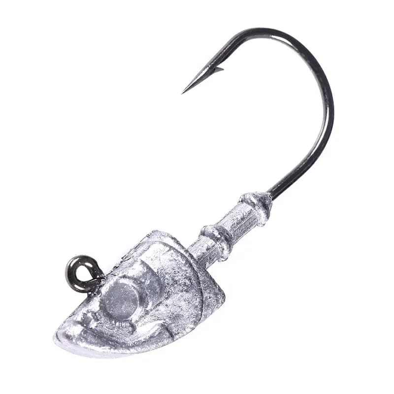Big Jig Head Long Hook Heavy Triangle Head pour leurres souples et vers - Hameçon pêche robuste