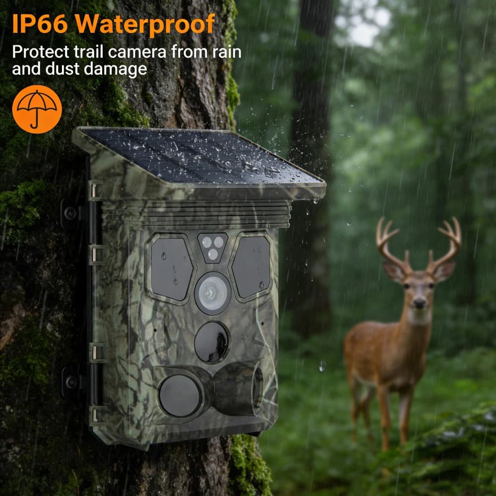 Shotkam caméra de chasse 4K 50MP WiFi Bluetooth vision nocturne 940nm étanche