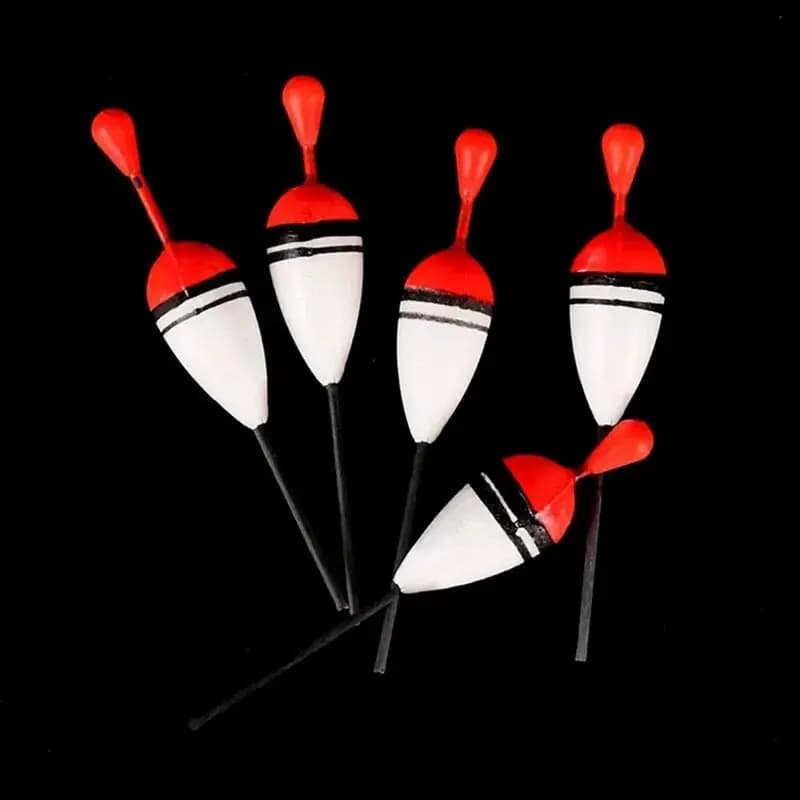 Flotteur de pêche vertical lumineux 15 pièces pour la carpe, appât multifonction avec bâton phosphorescent