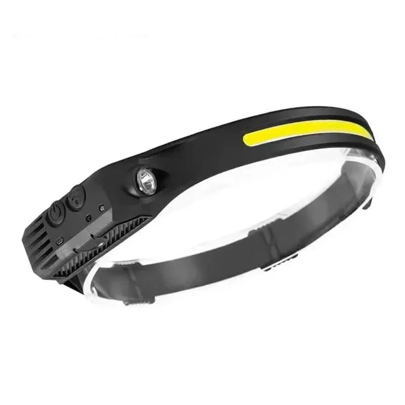Lampe frontale LED rechargeable puissante pour pêche nocturne et camping - 6 modes d'éclairage