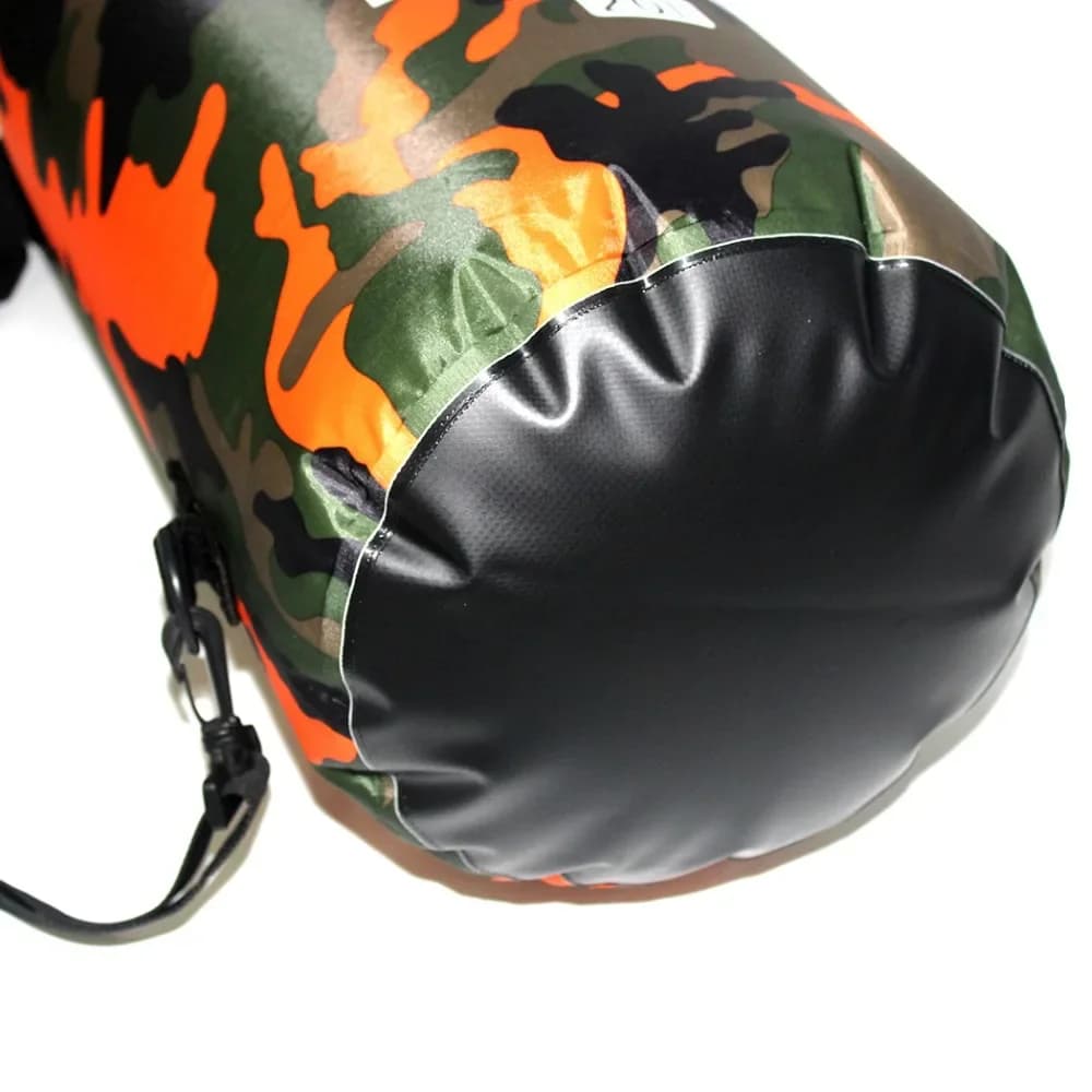 Sac étanche camouflage PVC 2-30L portable - Sac pêche rafting trekking rivière étanche et discret