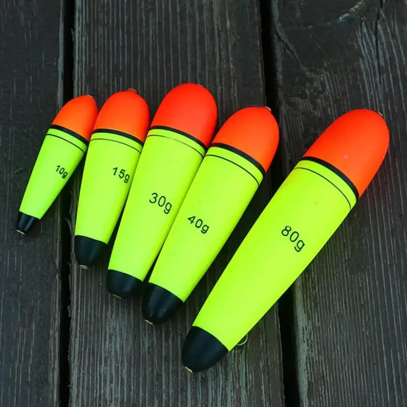 Flotteurs EVA élastiques 10g-120g pour rock fishing - Buoyancy réglable pêche en mer
