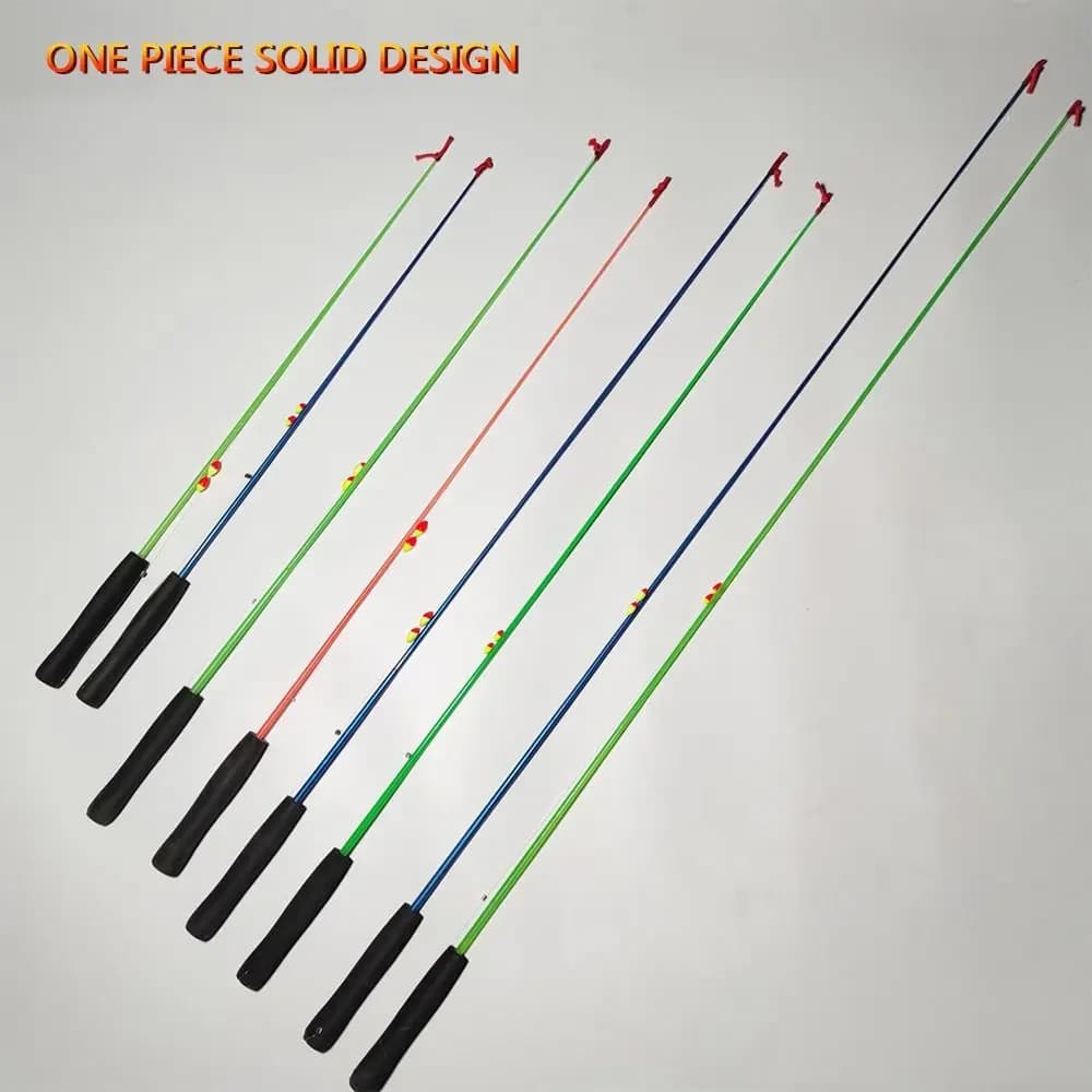 Kit complet pêche spinning canne télescopique fibre de verre avec moulinet combo pour débutants