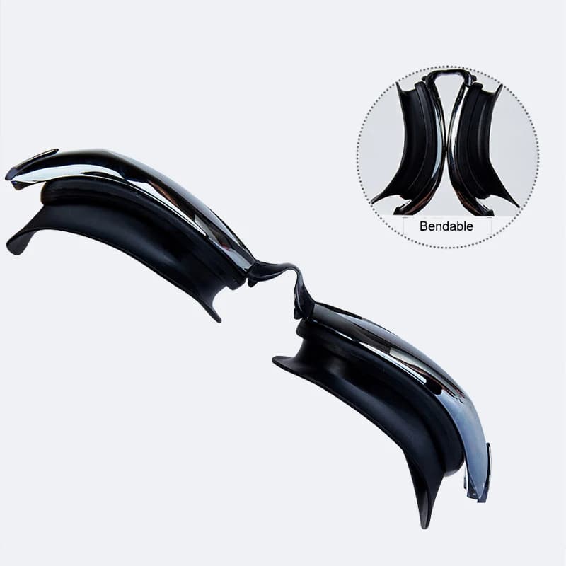 Lunettes de natation myopie adultes professionnelles étanches anti-buée UV avec bouchons