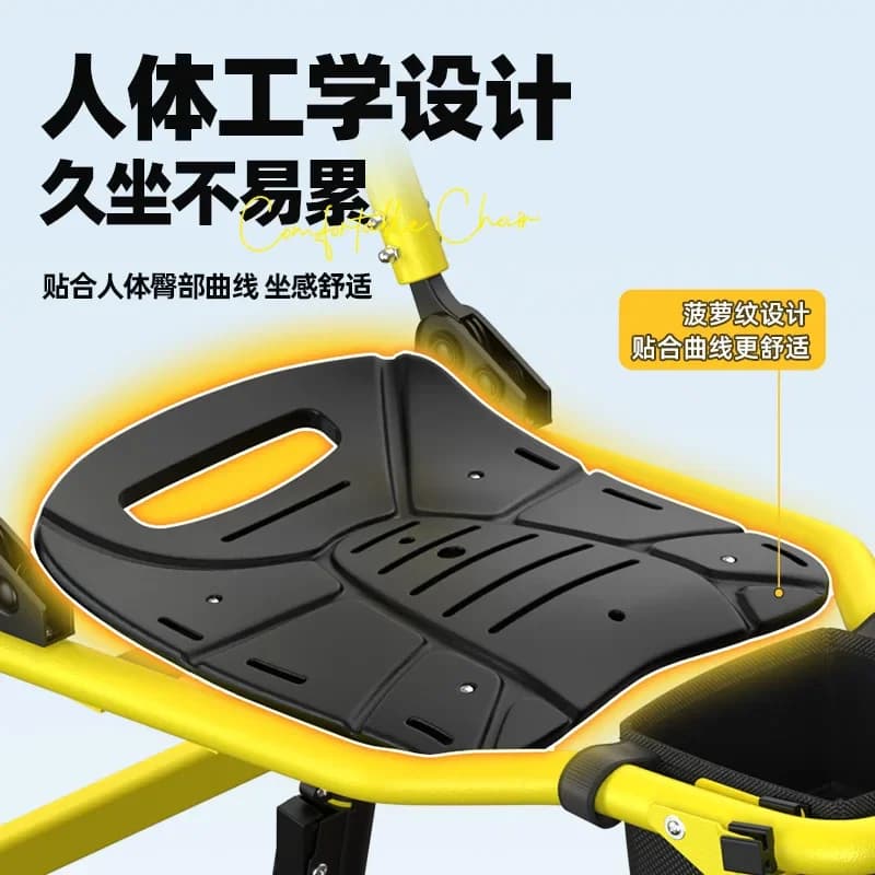 Chaise de pêche Knight 2025 en alliage d'aluminium légère multifonction pliable pour pêche sauvage