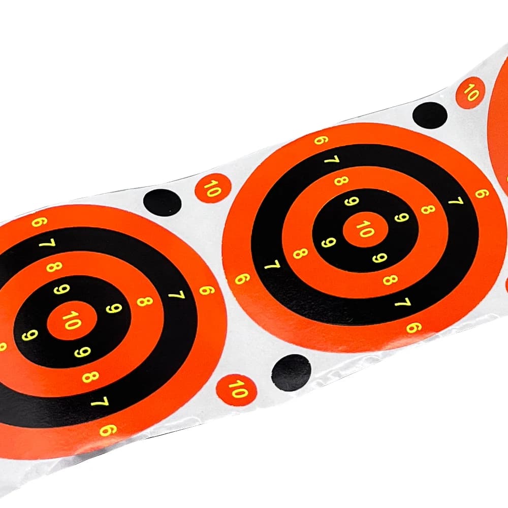 Cibles autocollantes réactives éclaboussantes 7.5cm pour tir pêche fusil pistolet - Précision