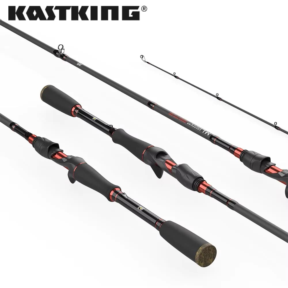 Canne KastKing Brutus multi-section Carbon Spinning Casting Fishing Rod 1.29-2.28m Baitcasting Rod For Steelhead