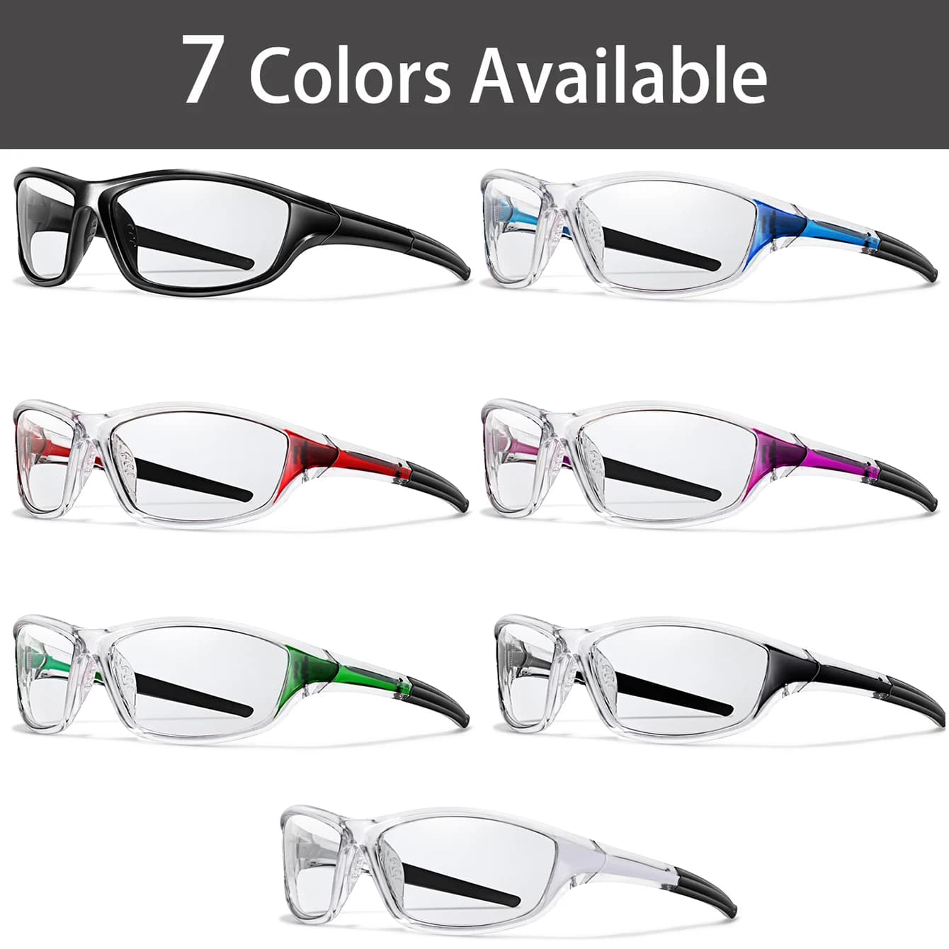 3 paires lunettes photochromiques vélo running pêche confortables hommes femmes