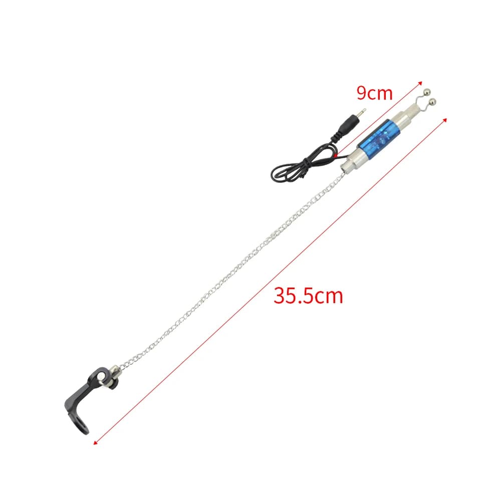 Indicateur LED swinger Hirisi B2008 - Alarme de touche pour pêche à la carpe avec accessoires