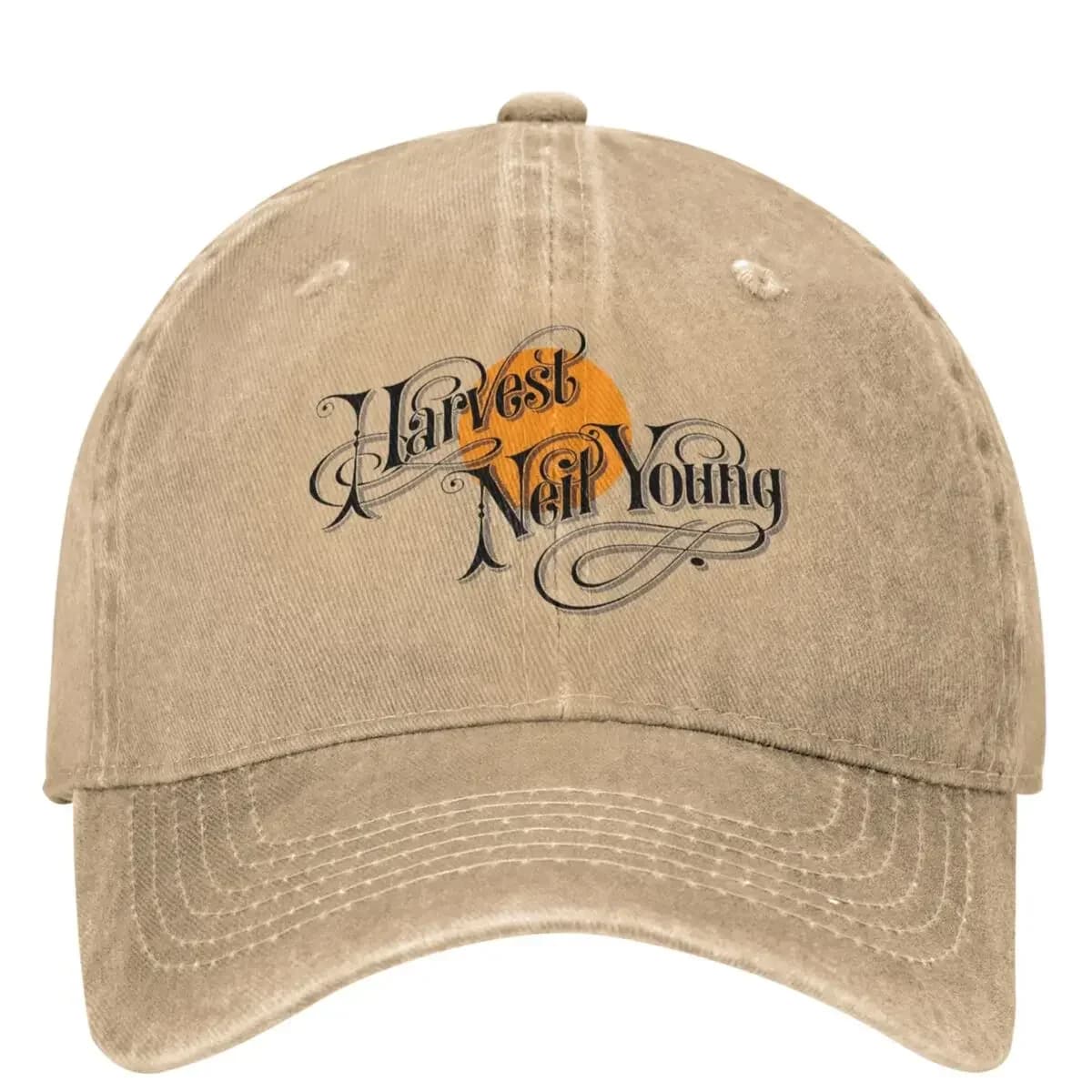 Casquette Neil Young pêche récolte été - Chapeau baseball vintage pêche camping tendance hip hop