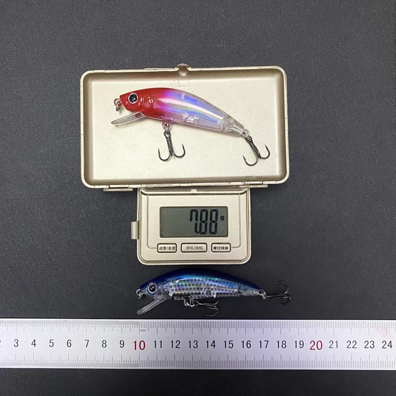 Leurre flottant minnow 66mm 7.8g pour pêche brochet truite carpe - leurre topwater jerkbait wobblers