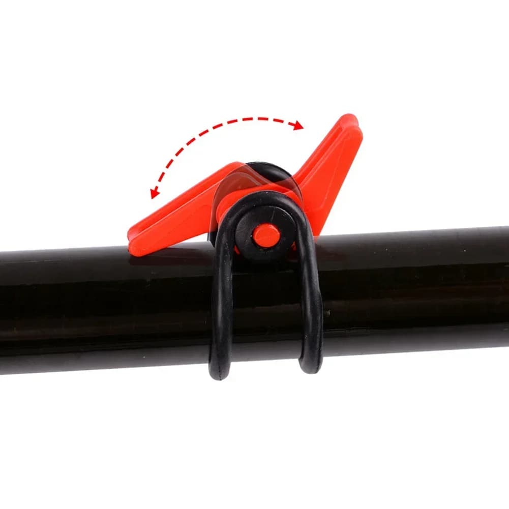 Porte-hameçons silicone canne pêche 10 pièces - Anneaux fixation appâts leurres sécurisée