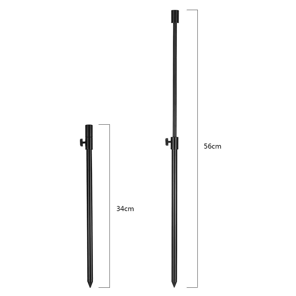 Bancstick aluminium extensible 34-56cm Coonor pour rod pod et alarmes de pêche à la carpe