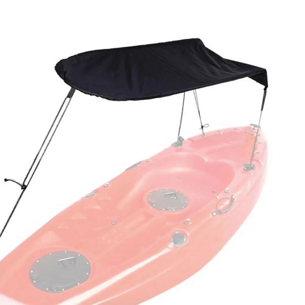 Bache anti-UV pour kayak de pêche - Abri démontable protection soleil et pluie