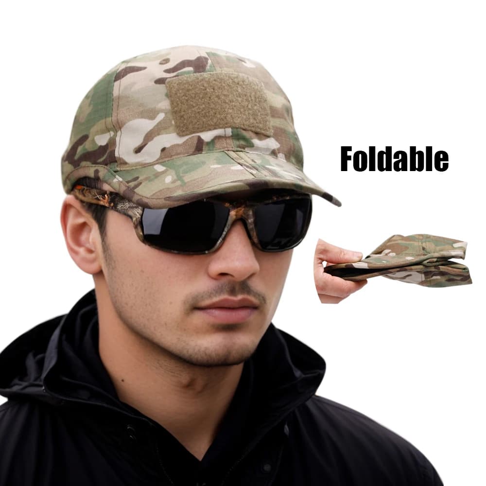 Casquette Baseball Camouflage Pliable - Protection Solaire Respirante Pêche Camping Randonnée