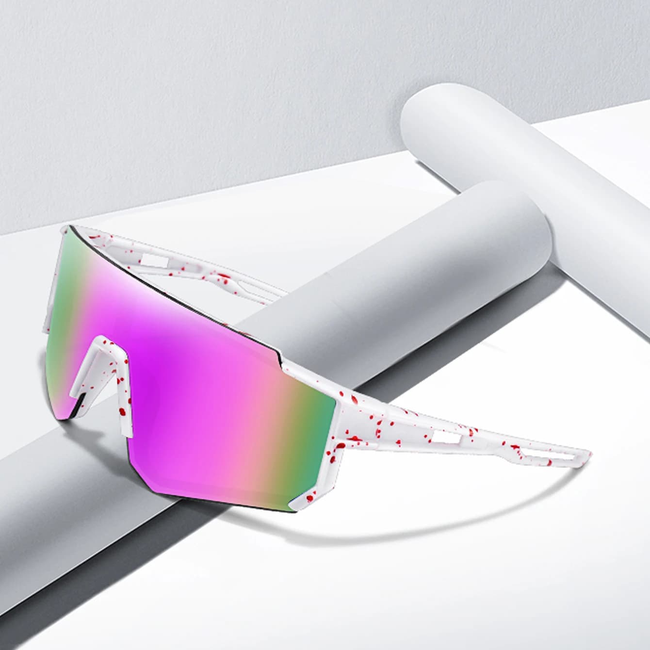 Lot 6 paires lunettes pêche jeunes 9-14 ans protection UV pour initiation pêche famille