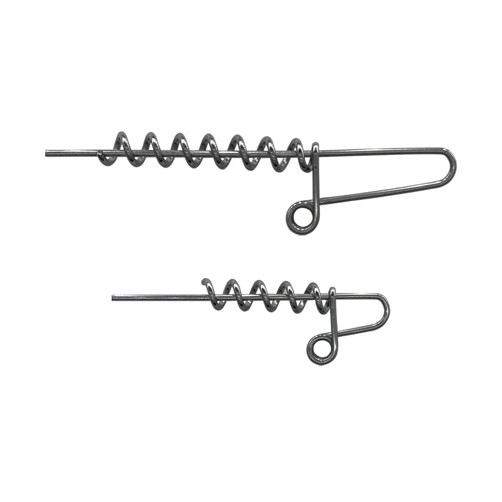 20 vis Spinpoler fixation leurres souples 45mm/60mm - accessoires pêche à vis ressort
