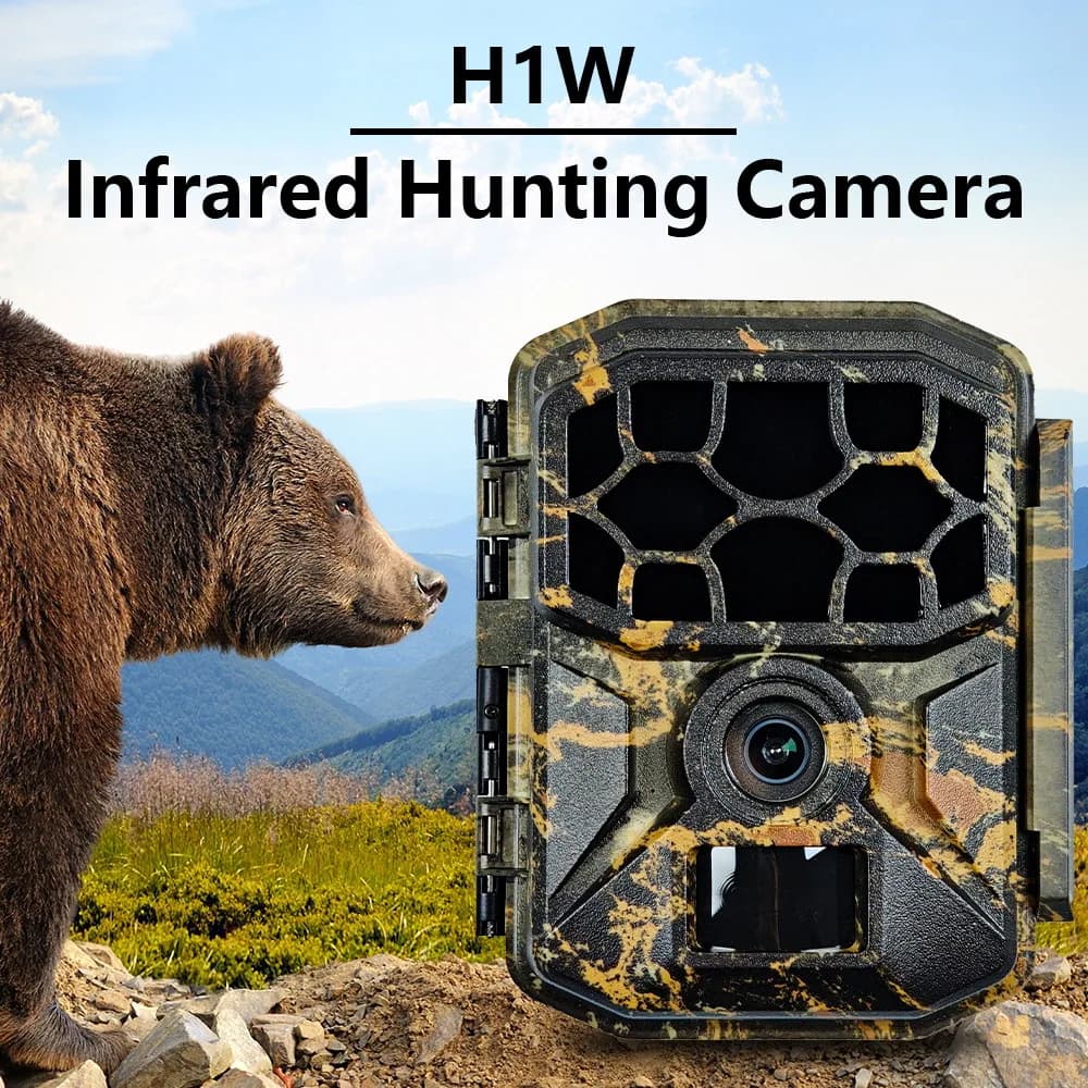 Nouvelle caméra trail WiFi solaire 8K 60MP avec prise EU détection PIR automatique et alarme