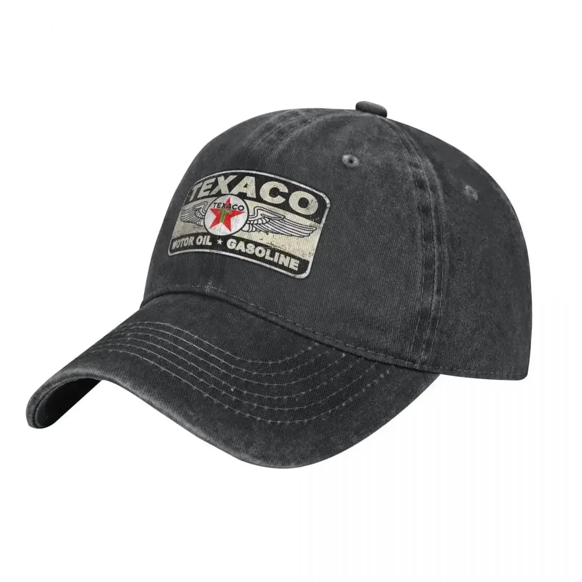 Casquette denim Texaco sign pêche camping casual design vintage essence