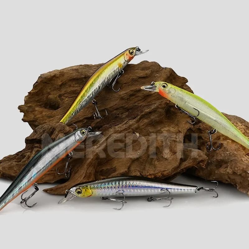 Leurre pêche minnow wobbler orbit 110sp magnétique pour truite brochet et perche carnassiers