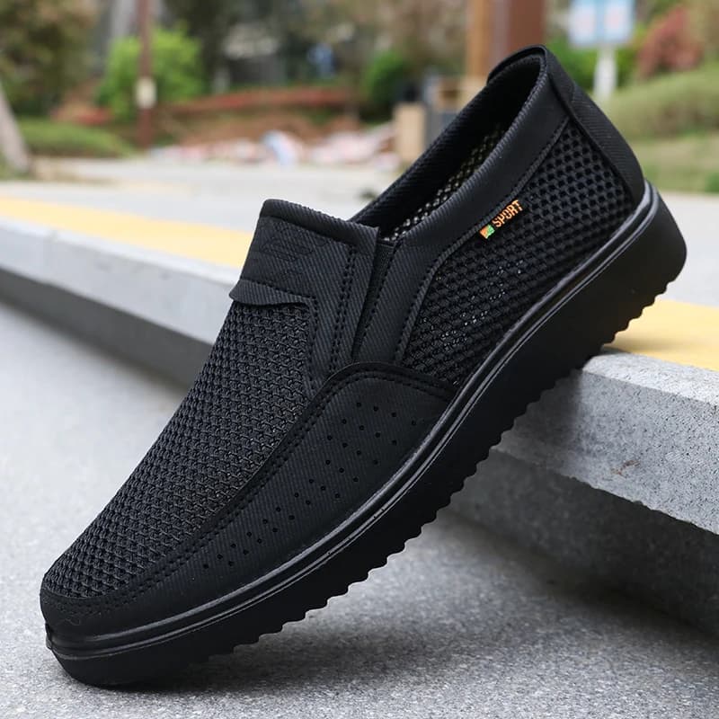 Chaussures de pêche homme respirantes slip-on légères pour activités extérieures et marche confortable