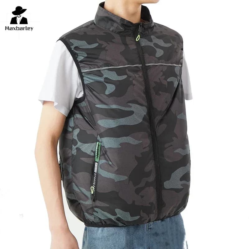 Veste Rafraîchissante Pêche et Travail avec Ventilateur Intégré pour Outdoor en Été