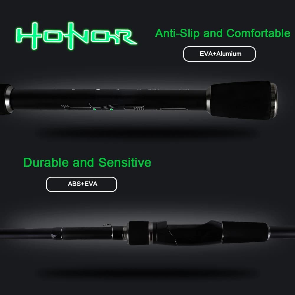 Canne télescopique MIFINE HONOR fibre carbone 24T 2.1m-2.7m pour leurres 3-27g voyage et spinning