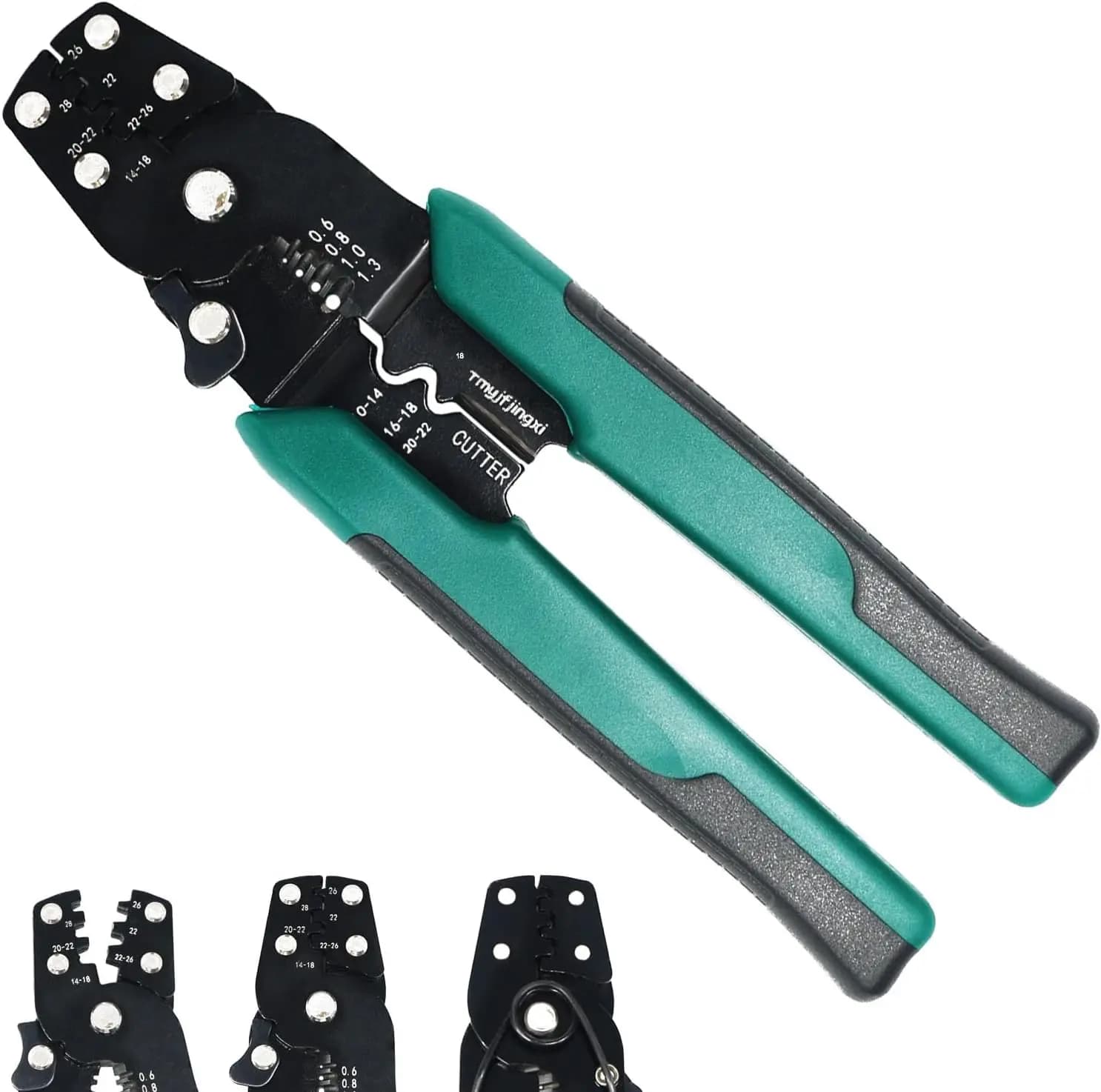 Kit 580 connecteurs fermés avec pince à sertir - 22-16,16-14,12-10AWG pour voiture et pêche