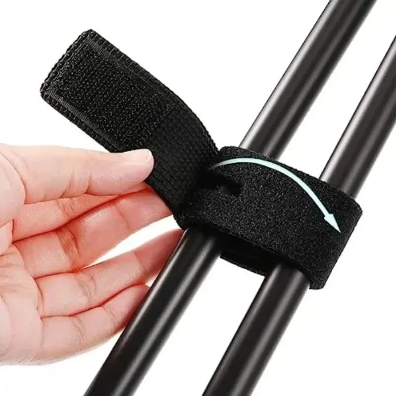 Sangle élastique pour canne à pêche - Bande de fixation réglable pour rangement et transport