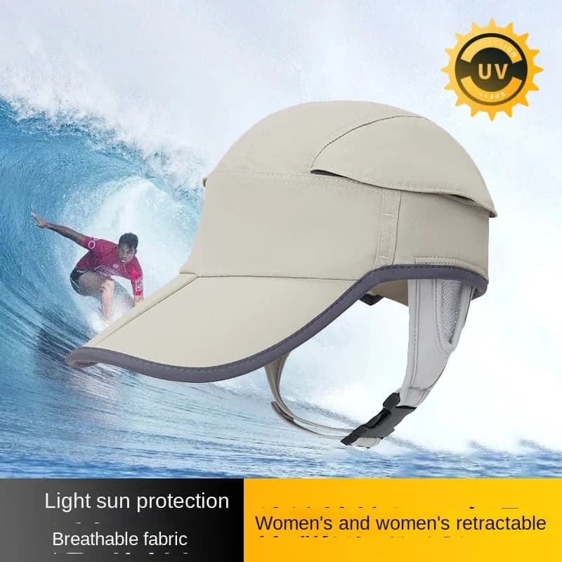 Casquette baseball été waterproof UPF 50+ pliable protection UV pêche randonnée plage