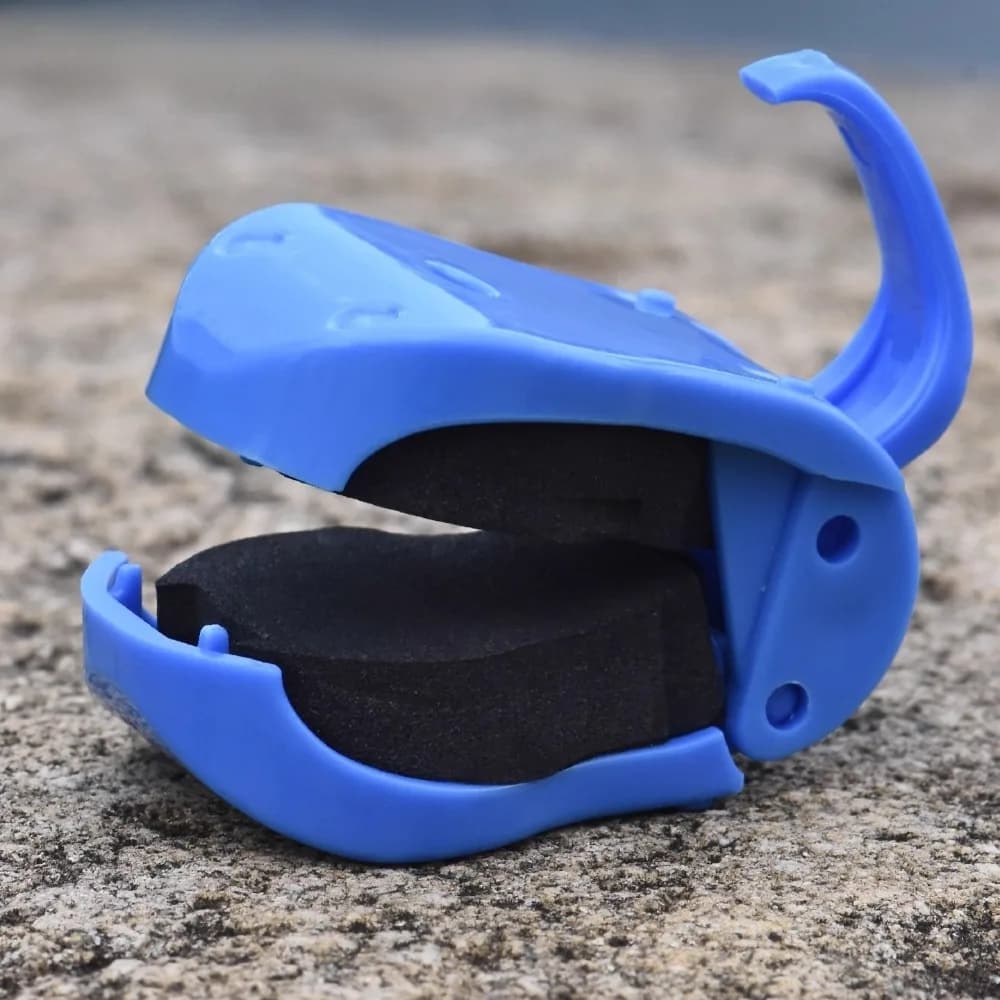 Support de canne à pêche mural compact - Fixation par clips et sangles pour rangement facile