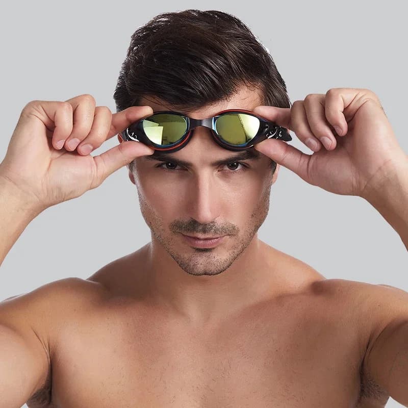 Lunettes de natation correctrices myopie -1.5 à -7 adulte unisexe avec verres HD ou électrochromiques