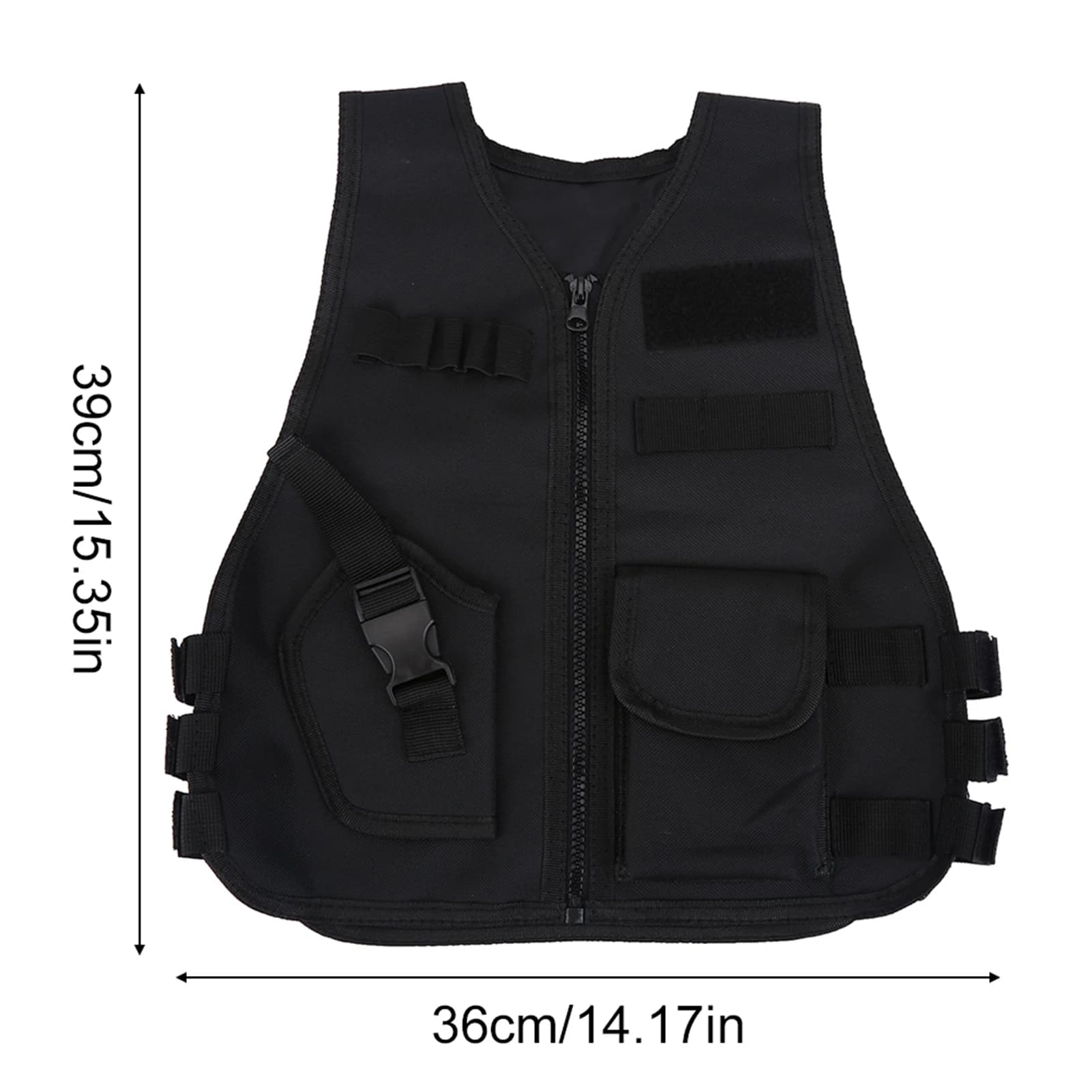 Gilet tactique enfant respirant pour la pêche et les jeux de plein air