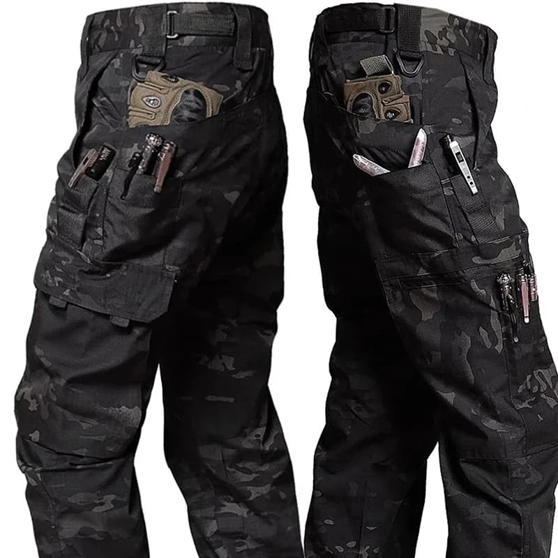 Pantalon cargo 2024 résistant à l'usure - imperméable pour pêche technique et entraînement outdoor