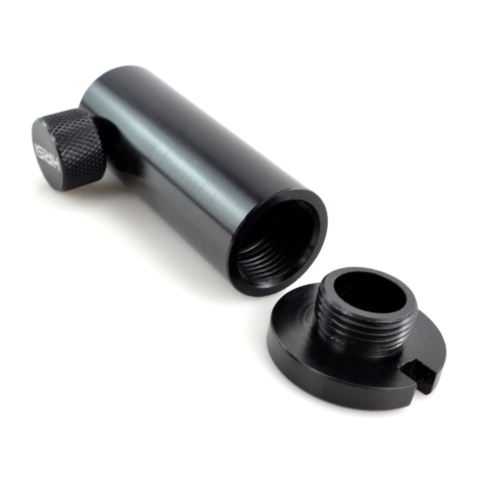 Support aluminium Hirisi pour pêche carpe plateforme - Tiges réglables avec vis banc rod pod