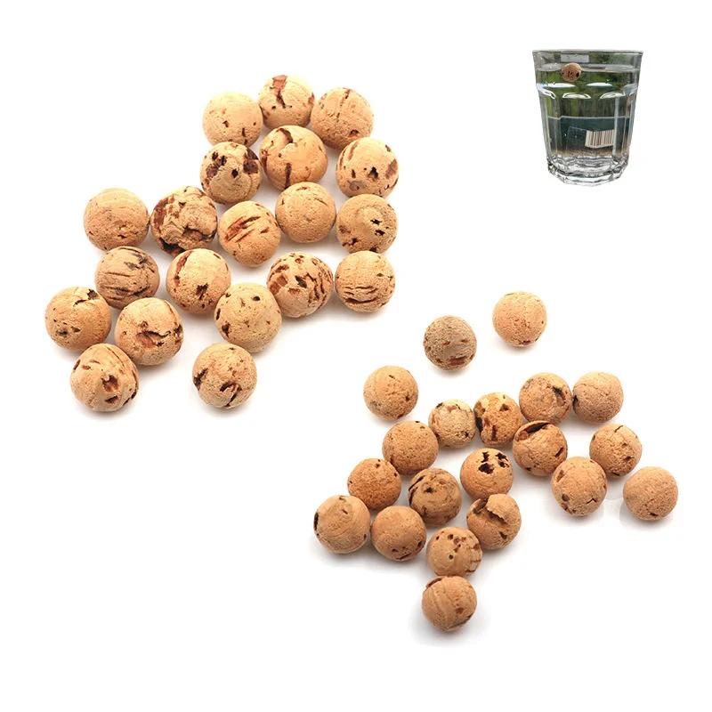 20 billes liège flottantes 8-10mm pour bouillettes carpe - flotteurs style européen pêche amorce