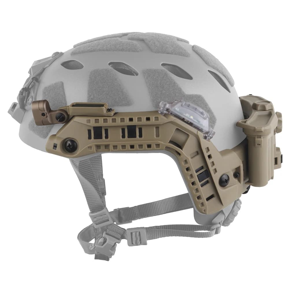 Rail modulaire ARC avec boîtier batterie LED - Éclairage signal casque pêche nocturne