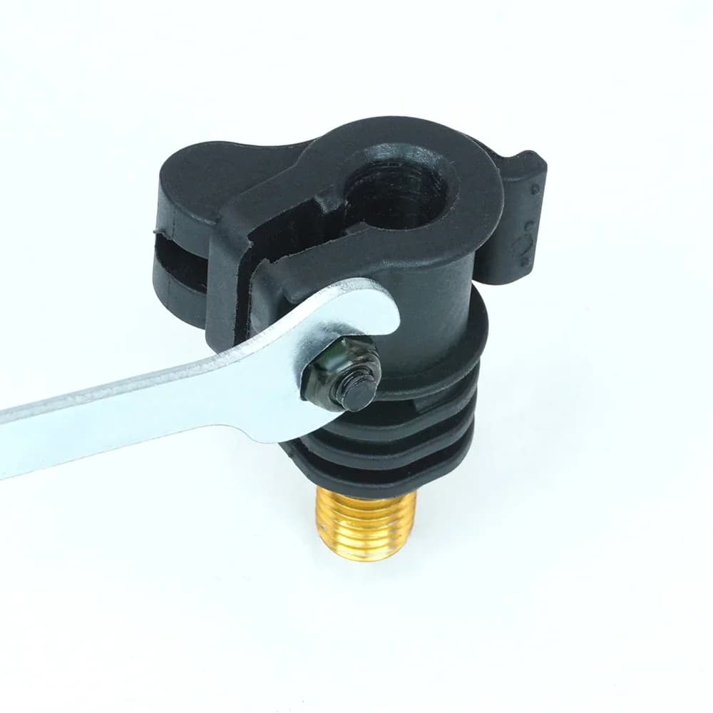 Connecteur rapide ajustable Hirisi AQ212 pour alarmes de carpe et rod pods - Lot de 2 pièces