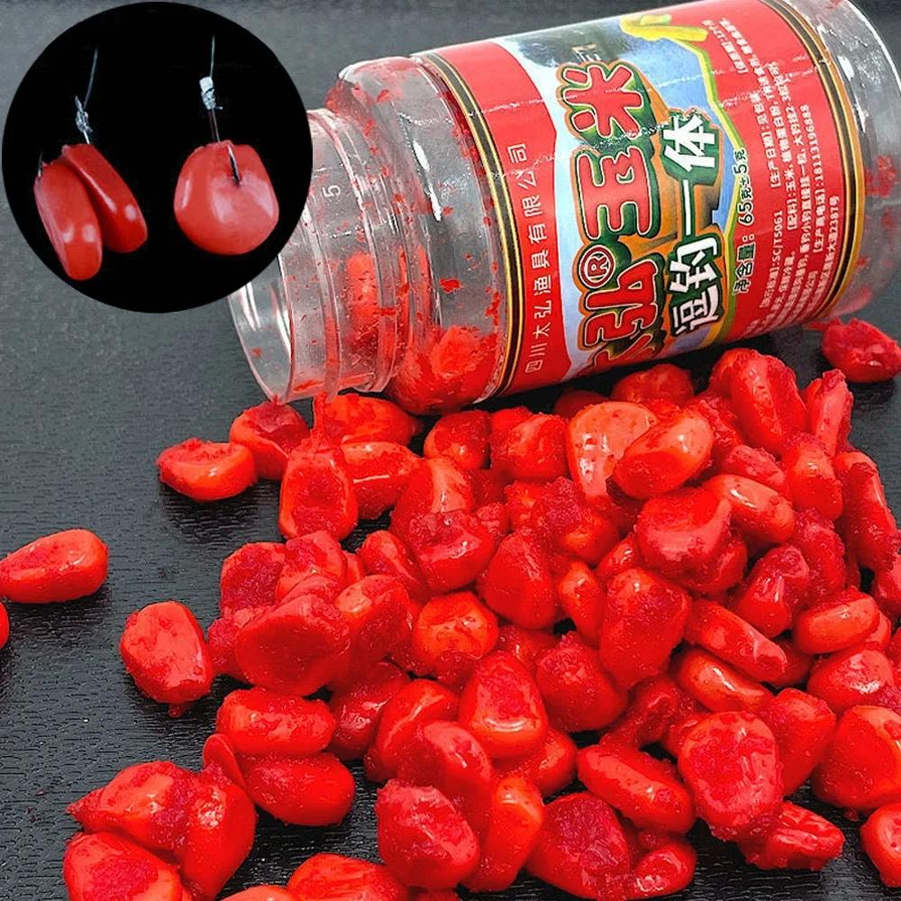 Appât pêche carpe 150PCS maïs parfumé nutritionnel - amorce grain arôme musc pour morsure